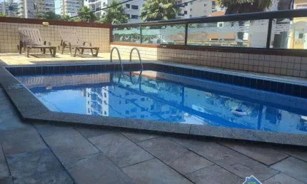 Apartamento com 1 quarto vila guilhermina praia grande/sp