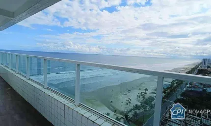 Apartamento VISTA MAR com 3 Quartos no Balneário Flórida em Praia Grande/SP