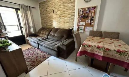 Apartamento com 2 quartos na aviação em praia grande/sp