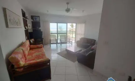 Apartamento vista mar com 3 quartos no  jardim real em praia grande/sp