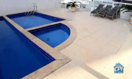 Apartamento com 2 quartos vila guilhermina praia grande/sp