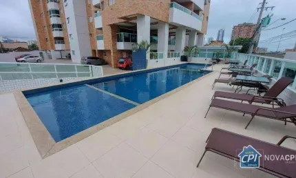 Apartamento com 2 quartos vila guilhermina em praia grande/sp