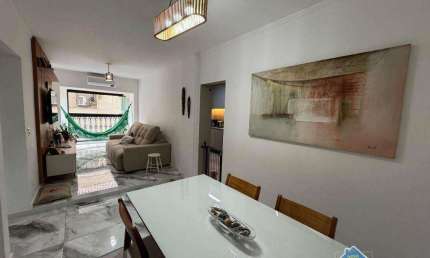 Apartamento à venda ou para locação - 129 m² - Campo Grande, Santos/SP
