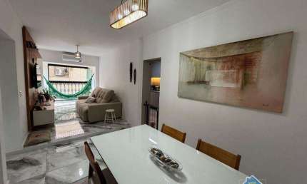 Apartamento à venda ou para locação - 129 m² - Campo Grande, Santos/SP