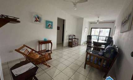 Apartamento para locação definitiva no Jardim Guilhermina 2 dormitórios, 1 suíte, 80m², próximo à praia