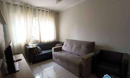Apartamento à Venda com 1 Quarto, Vaga e Vista Lateral – Frente para a Praia e Aceita Financiamento