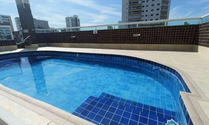 Apartamento à venda com 2 dormitórios, 1 suíte, sacada e área de lazer completo