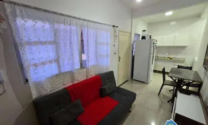 Apartamento MOBILIADO com 1 Quarto para alugar na Vila Guilhermina em Praia Grande/SP