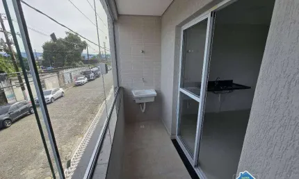 Casa em condomínio fechado com 2 quartos à venda na Rua Doutor Roberto Shoji, Boqueirão, Praia Grande