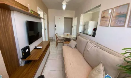 Apartamento com 1 Quarto na Tupi em Praia Grande/SP