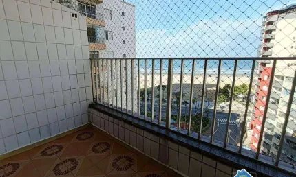 Apartamento com 2 Quartos Mobiliado e Vista Mar à Venda na Guilhermina – Praia Grande/SP