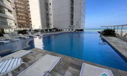 Apartamento FRENTE MAR para alugar com 3 Quartos no Boqueirão em Praia Grande/SP