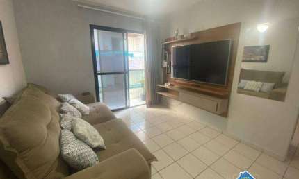 Apartamento mobiliado para locação no bairro Ocian em Praia Grande 200 metros da praia