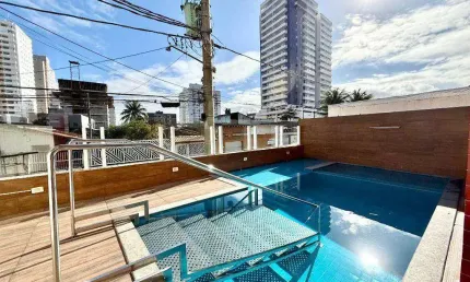 Apartamento 2 Quartos com Suíte e Sacada Gourmet a 350m da Praia!