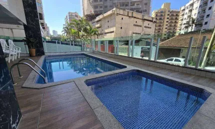 Apartamento com 1 quarto no caiçara em praia grande/sp