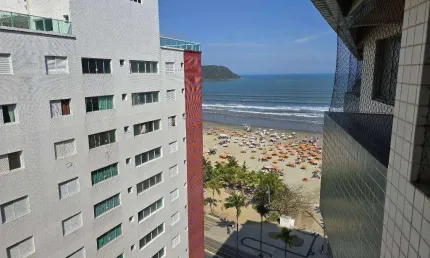 Apartamento VISTA MAR com 1 Quarto para alugar no Canto do Forte em Praia Grande/SP