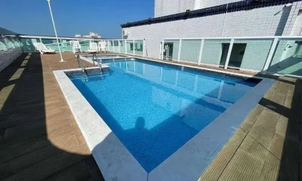 Apartamento com 2 quartos canto do forte praia grande/sp