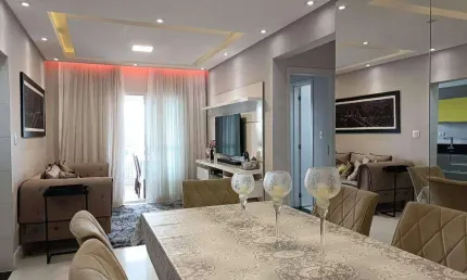 Apartamento de 2 quartos na praia grande – 100m² pega imóvel e veículo
