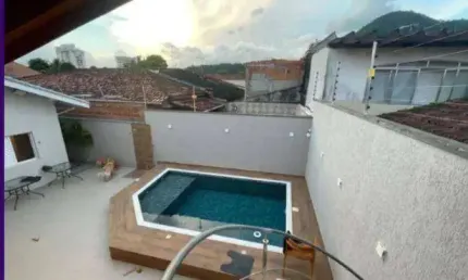 Casa alto padrão com 5 quartos à venda no canto do forte – praia grande