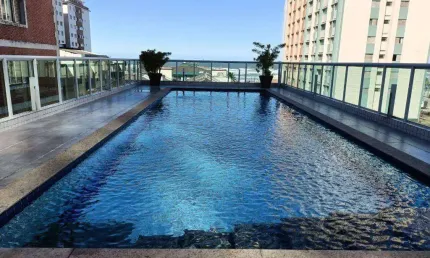Apartamento com 2 quartos na tupi em praia grande/sp