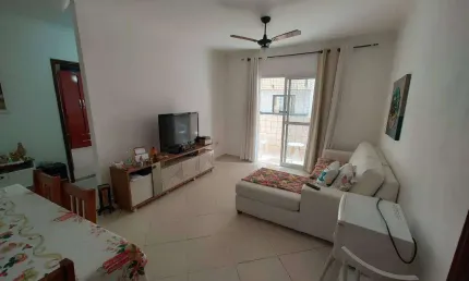 Apartamento com 1 quarto na vila guilhermina em praia grande/sp