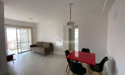Flat com 2 dormitórios para alugar, 70 m² Boqueirão - Santos/SP