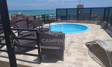 Cobertura com 4 quartos à venda na Francisco Carneiro de Araújo, 101, Cabo Branco, João Pessoa, 361 m2 por R$ 1.990.000