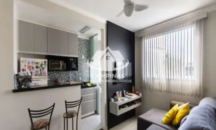 Apartamento com 2 quartos à venda na Avenida Washington Luís, 4601, Parque Jambeiro, Campinas, 46 m2 por R$ 215.000
