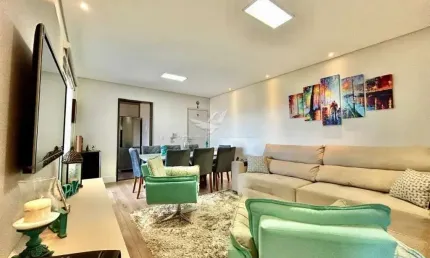 Apartamento de 3 quartos com suíte e 2 vagas cobertas de garagem no jardim ana maria, jundiaí-sp