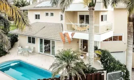 Excelente casa com 5 suítes à venda  - em jurerê internacional – florianópolis/sc!