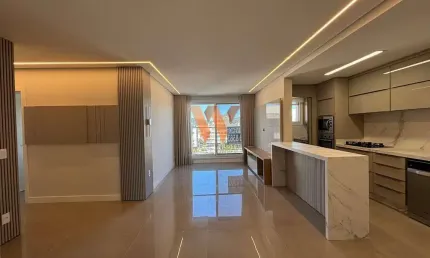 Apartamento alto padrão com 74m² à venda em jurerê internacional, florianópolis/sc
