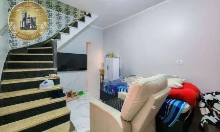 Sobrado com 2 dormitórios à venda, 159 m² por R$ 430.000,00 - Independência - São Bernardo do Campo/SP