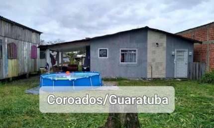 Casa de Praia para Venda em Guaratuba, Coroados, 3 dormitórios, 1 banheiro
