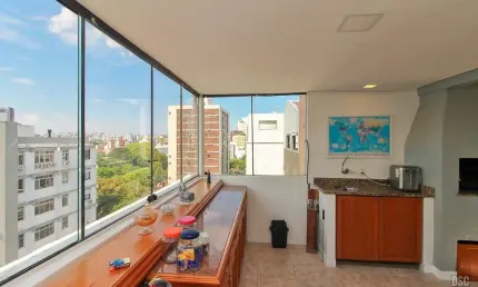 Cobertura com 4 quartos à venda na Rua Peri Machado, Menino Deus, Porto Alegre