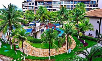 AP com VISTA MAR no BEACH LIVING com 72m² próximo ao Beach Park | Porto das Dunas, Fortaleza-CE