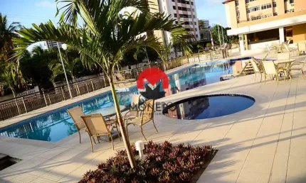 Apartamento no BROOKLYN por DETRÁS do SHOPPING RIOMAR FORTALEZA e próximo ao PARQUE DO COCÓ com 02 QUARTOS | Papicu, Fortaleza-CE
