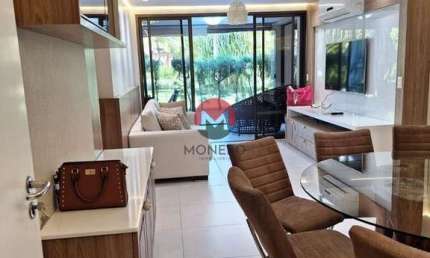 Apartamento no Mandara Lanai com 158m² resort PÉ NA AREIA | Porto das Dunas, Aquiraz-CE