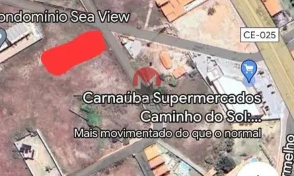 Terreno próximo ao novo mercado carnaúbas com 1250 m² | porto das dunas, aquiraz-ce