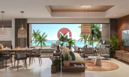 Incrível Apartamento de Alto Padrão em Condomínio Fechado com 150m² à venda | Porto Das Dunas, Aquiraz-CE