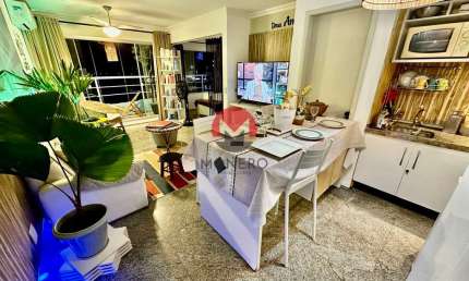 FLAT PORTEIRA FECHADA com 01 SUÍTE na AV. BEIRA MAR com VISTA MAR ETERNA | Mucuripe, Fortaleza-CE