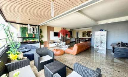Apartamento com VISTA PANORÂMICA da CIDADE e com VISTA MAR com 251m² próximo ao BOTECO DO IMPRENSA | Dionísio Torres, Fortaleza-CE