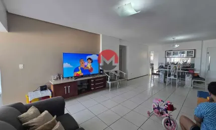 Apartamento 3 quartos mais dependencia e escritorio em Cocó, Fortaleza/CE