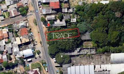 Terreno à venda na Avenida Vicente Monteggia, 1324, Vila Nova, Porto Alegre por R$ 490.000