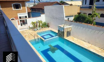 Sobrado com 4 dormitórios à venda, 342 m² por r$ 1.200.000,00 - jardim mar e sol - peruíbe/sp