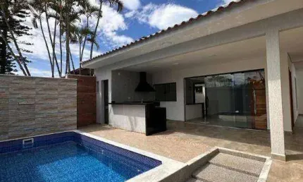 Casa com 3 dormitórios à venda, 132 m² por r$ 770.000,00 - jardim imperador - peruíbe/sp