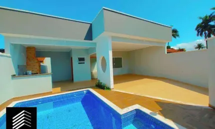 Casa com 3 dormitórios à venda, 122 m² por r$ 695.000,00 - parque balneário oásis - peruíbe/sp