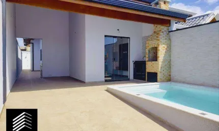 Casa com 2 dormitórios à venda, 85 m² por r$ 420.000,00 - estância flora rica - peruíbe/sp