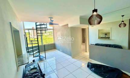 Cobertura para aluguel com 130 m², 3 quartos 1 vaga em Mansões Santo Antônio, Campinas