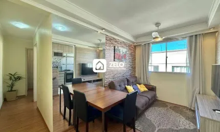 Apartamento para locação 47m² no Jardim Márcia, com 2 quartos e 1 banheiro, mobiliado!