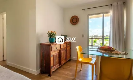 Apartamento à venda com 62 m², 3 quartos 1 vaga em bonfim, campinas